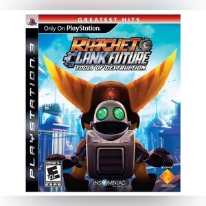 Ratchet & Clank Future: Tools Of Destruction Sony Playstation 3 Game‎ Disc Only